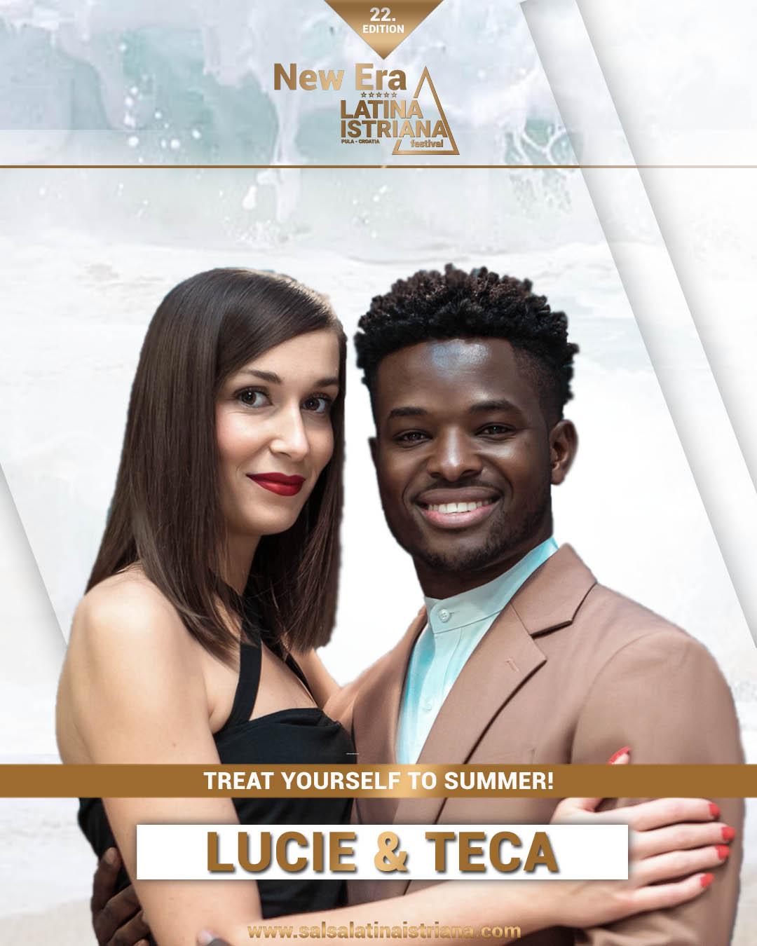 Salsa Latina Istriana Festival - Pula,Croatia - Bachata instructors - Lucie & Teca