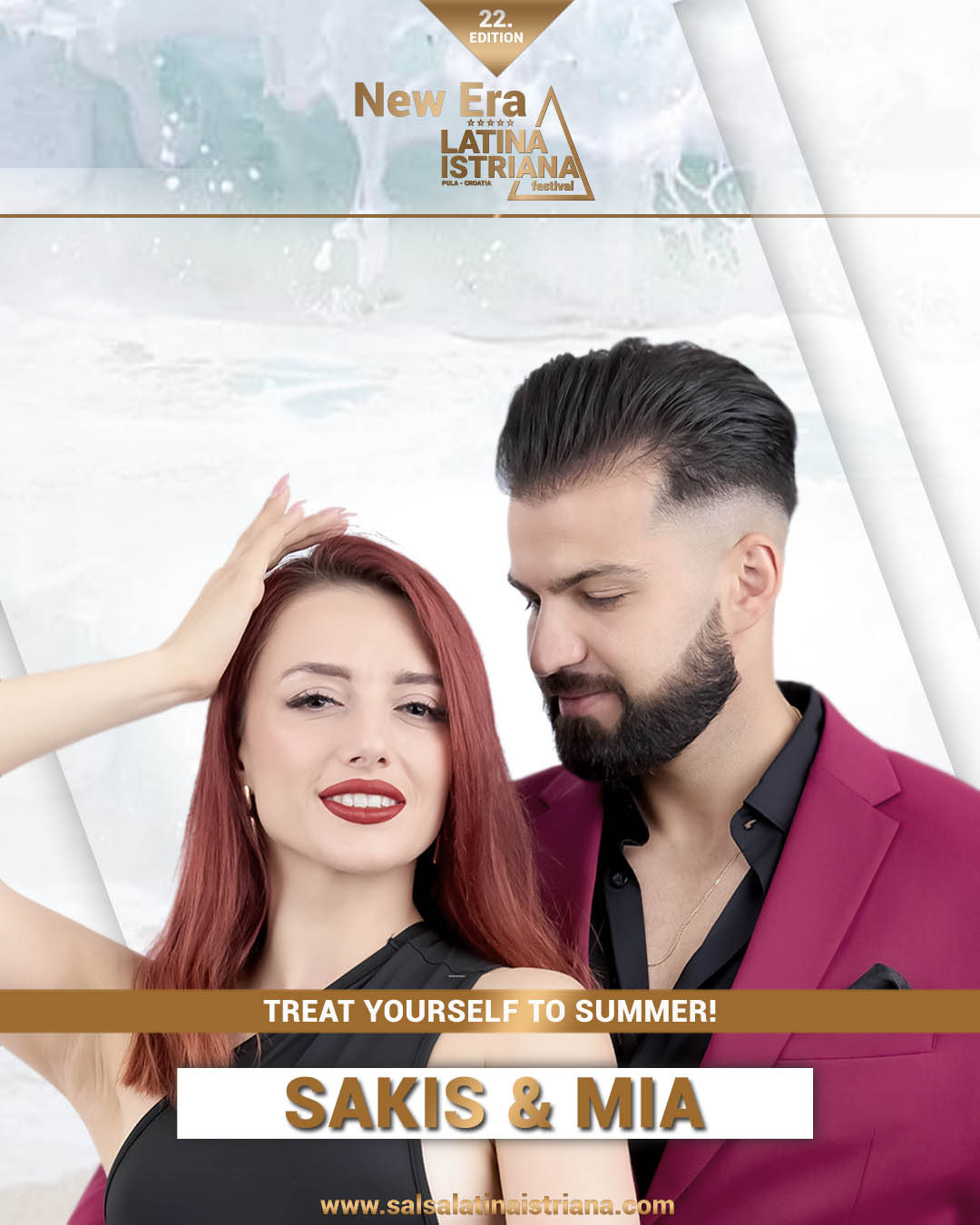 Salsa Latina Istriana Festival - Pula,Croatia - Bachata instructors - Sakis & Mia